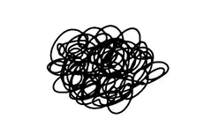 black scribble animation