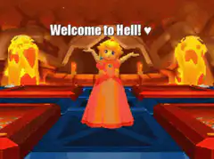 Princess Peach Welcome to Hell