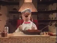 Chef Pepe cooking and dancing
