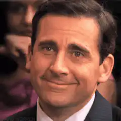 Michael Scott smug smile