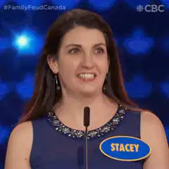 Stacey Family Feud Canada reaction