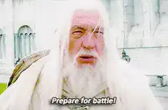 Gandalf Prepare for Battle