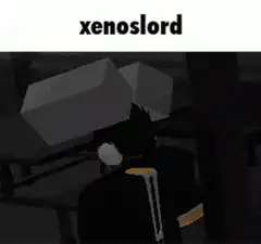 Roblox character with boxes on head