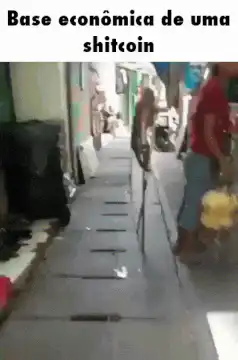 Monkey on crutches walking down street