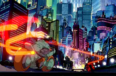 Akira Kaneda motorcycle chase