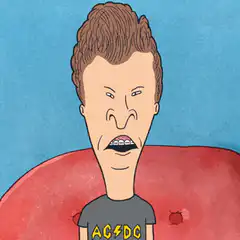 Beavis and Butt-Head AC/DC shirt