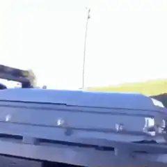 man pops out of coffin