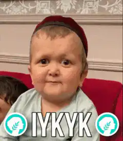 Baby winking IYKYK
