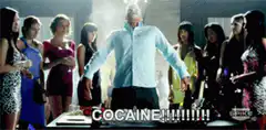 Saul Goodman yelling cocaine