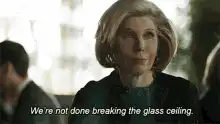 Christine Baranski breaking the glass ceiling
