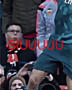 Cristiano Ronaldo SIUUU celebration