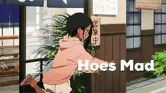 Anime girl dancing excitedly