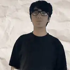 Man holding up blank paper