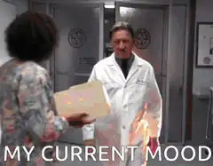 Dr. Cox My Current Mood