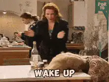 Joan Rivers wakes up with a hair flip