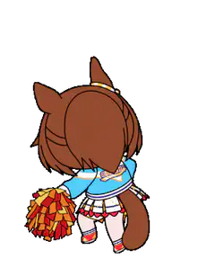 Horse Girl Cheerleader Spin