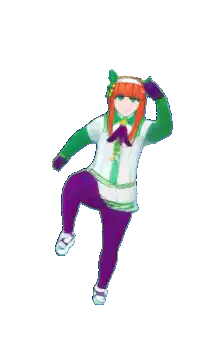 Holo dancing pixel art