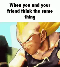 Goku and Vegeta mind sync