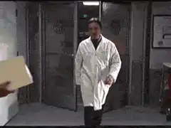 Dr. Cox walks through chaos