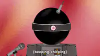 Bomb with microphone beeping