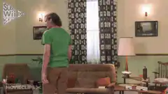 Steve Carell gets hit by Wii remote