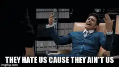 Jim Halpert They Hate Us Cause They Ain't Us