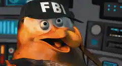 FBI Penguin winking