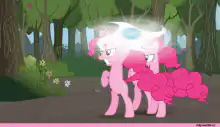 Pinkie Pie spins and poses