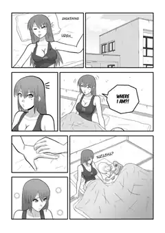 Girl wakes up confused in bed