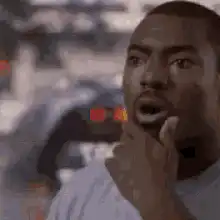 Will Smith shocked and turns away