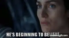 He's beginning to believe