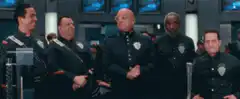 Men in Black agents high five