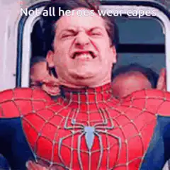 Not all heroes wear capes Spider-Man