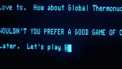 Global Thermonuclear War typing
