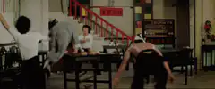 Bruce Lee table balancing stunt