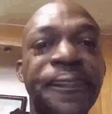 Man shaking head no