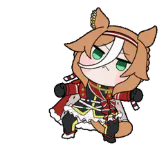 Chibi horse girl character