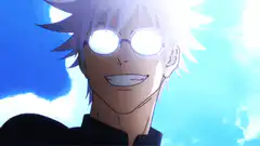 Gojo Satoru glowing eyes