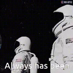 Astronauts and Bitcoin Earth
