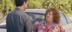 Woman slaps man in the face