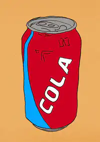 shaking cola can