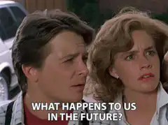 Marty McFly asks What happens to us in the future