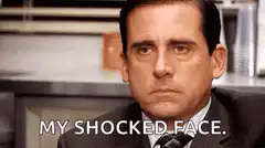 Michael Scott My Shocked Face