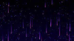 purple and pink falling lines on dark background