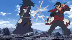 Hashirama and Madara fight