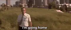 I'm going home clear a path