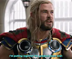 Thor assembling the greatest team