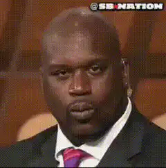 Shaquille O'Neal nodding