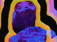 psychedelic thermal face