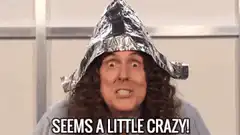 Danny McBride tinfoil hat crazy